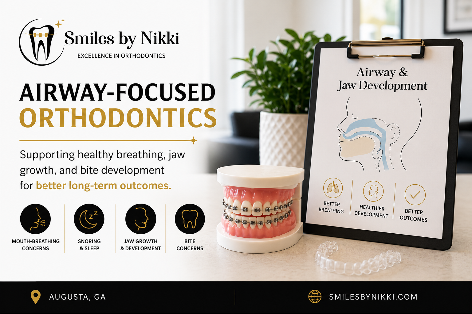 Airway-focused orthodontics image for Smiles by Nikki in Augusta GA
