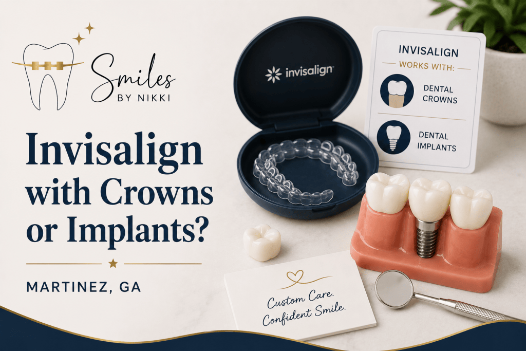 Can You Get Invisalign With Crowns or Implants?