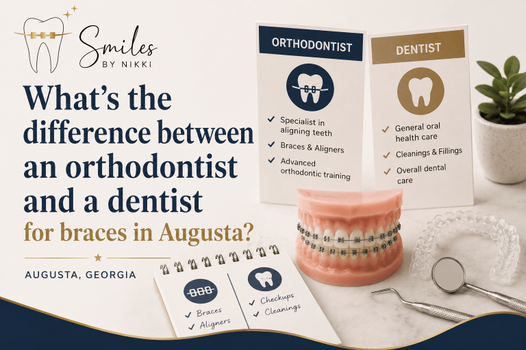 Dentist vs. Orthodontist for Braces in Augusta, GA